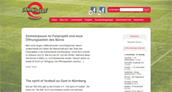 Desktop Screenshot of fanprojekt-nuernberg.de